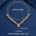 1PC Women's Fashion Geometric Water Drop Pendant Necklace Jewelry Suitable for Date, Party, Festival -2168.