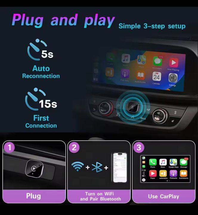Pionray%202in1%20Wireless%20CarPlay%20Dongle%20Wireless%20Android%20Auto%20Adapter%20AI%20Smart%20Box%20Car%20Intelligent%20System%20For%20Car%20With%20WiredCarPlay%20-%20Image%203