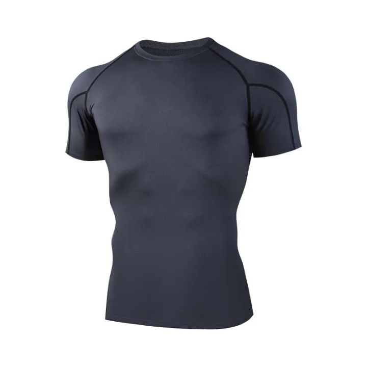 2025%20Compressed%20T-shirt%20Men's%20sportswear%20Running%20T-shirt%20Elastic%20Quick-drying%20Exercise%20T-shirt%20for%20men%20exercising%20in%20the%20gym%20-%20Image%203