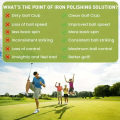 Golf Club Cleaning Kit with Polishing Paste - Includes Sponge, Restores Shine & Protects Against Tarnish, Ideal for All Golfers.