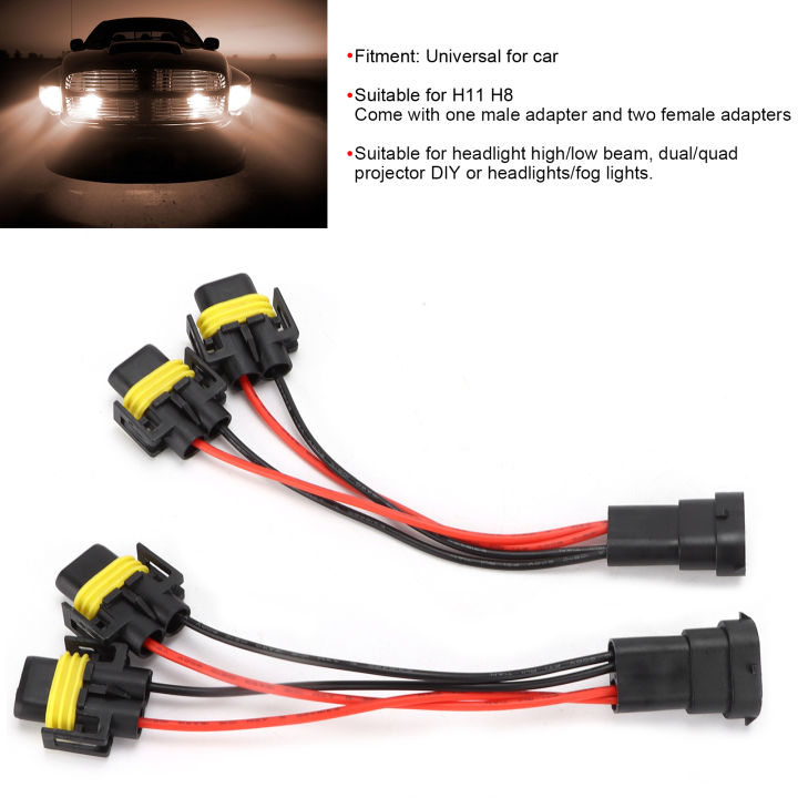H11/H8%202%E2%80%91Way%20Splitter%20Wiring%20Harness%20Male%20To%20Female%20Universal%20Fog%20Light%20Splitter%20Wiring%20Harness%20PVC%20for%20Modification%20-%20Image%205