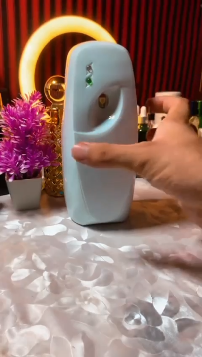 Automatic Air Freshener Dispenser Machine with Light Sensor - Adjustable Fragrance Sprayer for Home & Office - Wall Mounted LED Room Spray Machine - Smart Day/Night Mode Aroma Dispense