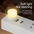 10 Pieces USB Night Light Warm White LED Plug-In Light Bulb Portable Home Environment Light Energy-Saving Reading Night Light. 