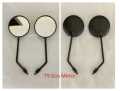 Motorcycle Electric Scooter Motorbike Side View Rear View Mirror Set for METRO Thrill / E8S Pro / T9 Eco / T9 Pro. 