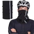 GTUBIKE Reflective Neck Warmer Multi Scarf Autumn Winter Neckerchief Skiing Neck Cover Adjustable Warm Mask Polar Fleece Cycling. 