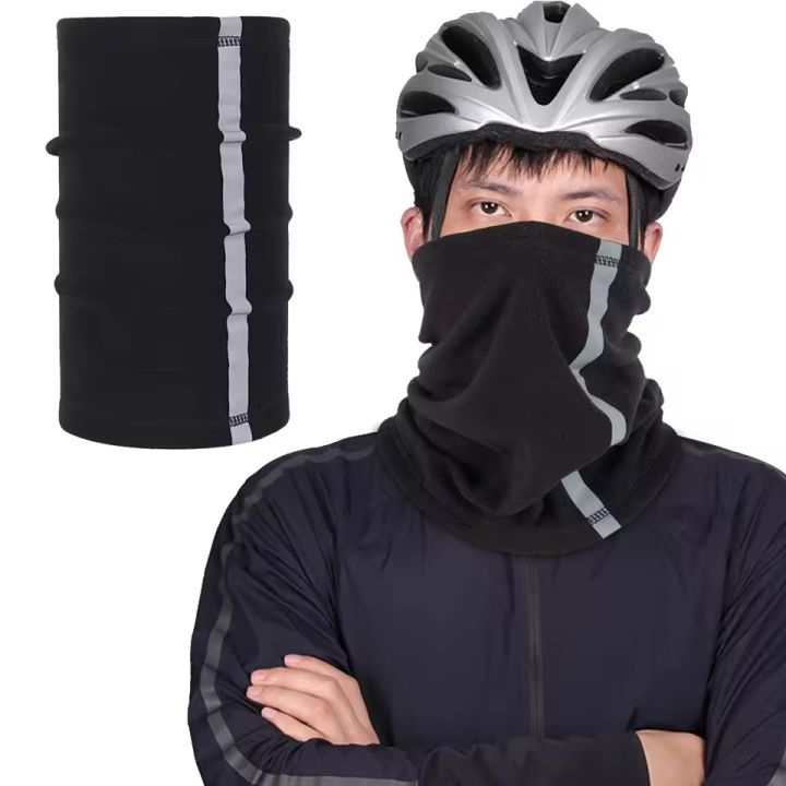 GTUBIKE%20Reflective%20Neck%20Warmer%20Multi%20Scarf%20Autumn%20Winter%20Neckerchief%20Skiing%20Neck%20Cover%20Adjustable%20Warm%20Mask%20Polar%20Fleece%20Cycling%20-%20Image%205