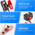 Magic Arm with Dual Ballhead Articulating 1/4'' Screw Universal Camera Video Monitor Mount Adapter for Cage Mic LED Light Tripod. 