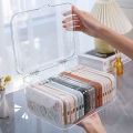 Acrylic Sundries Storage Basket Phone Case Holder Ins Transparent Phone Case Organizer Storage Box with Cover Home Desktop. 