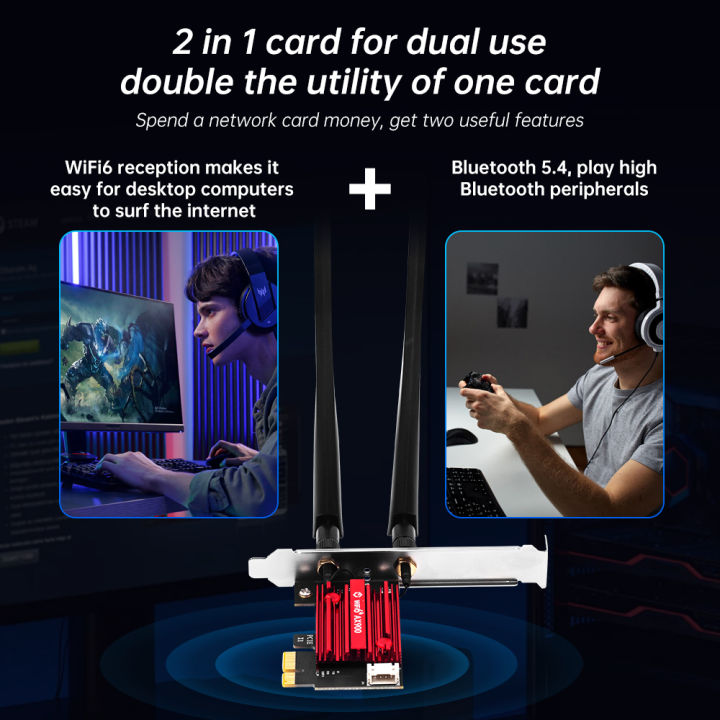 Fenvi%20Dual%20Band%202.4G/5G%20WiFi%206%20AX900%20PCI-Express%20Wireless%20Adapter%20Bluetooth%205.4%20Network%20Card%20for%20PC/Desktop%20with%20Windows%2010/11%20-%20Image%202