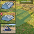4x4 Waterproof Camping Groundsheet Large Picnic Mat 3x3 Tent Ground Sheet Octagonal Footprint Hexagonal Big Ground Cloth.