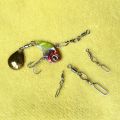 DNDYUJU 20pcs Stainless Fishing Barrel Rolling Swivels Snap High Strength Clip Lure Fishing Connector Fishing Accessories.