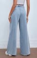Exclusive Denim Palazzo Pants for Women Comfortable Wide Leg Design Stylish and Durable. 