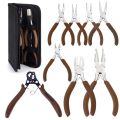 8Pcs Jewelry Making Pliers Tools Kit  Professional Plier Supplies Set for  Wire Wrapping Beading Jewelry Making DIY Craft Repair. 