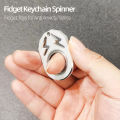 Car Key Ring Fingertip Revolve Toys Relief Fidget Anxiety Stress Metal Spinner Cool Relieving Boredom Adults Kids Birthday Gifts. 
