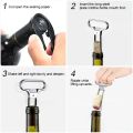 Two-Pronged Cork Puller Wine Opener Professional Red Wine Champagne Sparkling Wine Bottle Stopper Sealer Bar Accessory. 