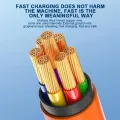 120W 7A Fast Charge USB Type C Cable 180 Degree Rotation Elbow Cable for Game for Redmi Phone Charger USB C Cable.