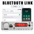 NEW 200W Amplifier Bluetooth DIY MP3 WAV Decoder Board DC 12V 100W Wireless Car USB MP3 Player TF Card Slot USB FM with Mic.