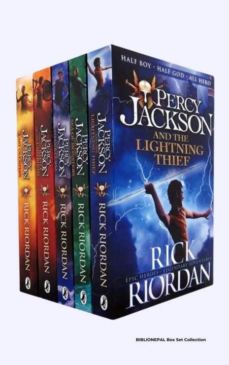 Set Riordan Wiki Rick Riordan 5 Book Collection Box Set Percy Jackson Ultimate ...