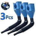 3Pcs Car Refueling Funnel Gasoline Foldable Engine Oil Funnel Tool Plastic Funnel Car Motorcycle Refueling Tool Auto Accessories. 