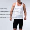 Imported Sleeveless Compression  Shirt for Mens, Tight Waist Trainer Body Shaper Undershirt Slimming Shapewear Top Underwear. 