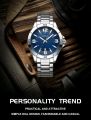 CRRJU 5003 new luxury fashion stainless steel imported waterproof quartz movement wrist-watche for men. 