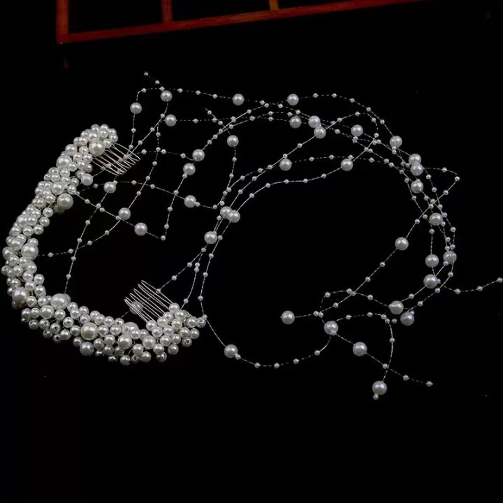 Bridal%20New%20Hair%20Accessories%20Handmade%20Pearl%20Headgear%20Tassel%20Comb%20Wave%20Headband%20Wreath%20Wedding%20Hair%20Comb%20Accessories%20-%20Image%207