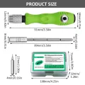 32 in 1 Multifunctional Screwdriver Set with 30 PCS Torx Phillips Magnetic Screw Driver Bits Mini Repair Tool for Phone Watch PC. 