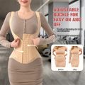 MiiOW U-shaped Waist Trainer Corset Women Shaper Waist Trainer Steel Bone Abdomen Beautiful Back Belt Women's Tank Top Shapewear.