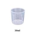 20ml / 30ml /50ml /250ml /500ml/1000ml Clear Plastic Graduated Measuring Cup For Baking Beaker Liquid Measure JugCup Container. 
