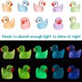 500-50pcs Luminous Mini Ducks Moss Microlandscape Miniature Duck Figurines Fairy Garden Access Home Decor Glow in The Dark home decoration item. 