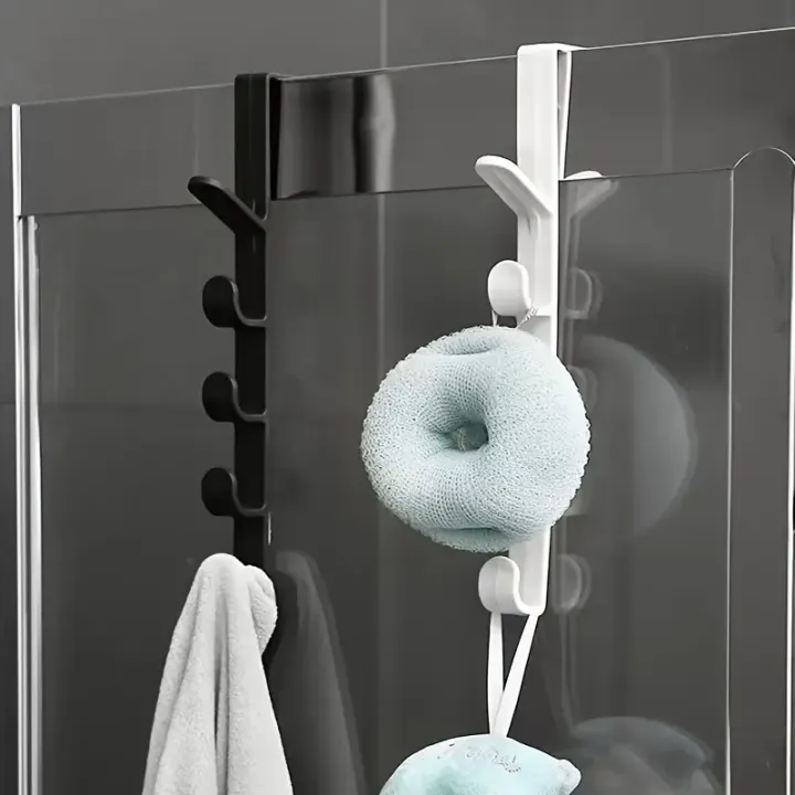 1pc%20Bedroom%20Door%20Hanger%20Clothes%20Hanging%20Rack%20Over%20The%20Door%20Plastic%20Home%20Storage%20Organization%20Hooks,%20Purse%20Holder%20For%20Bags%20Rails%20-%20Image%204