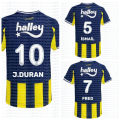Fenerbahçe SK 25-26 Home and Away Football Jerseys T-shirt 3D Printed Short Sleeved Sports T-shirt Same for Adults,Children. 