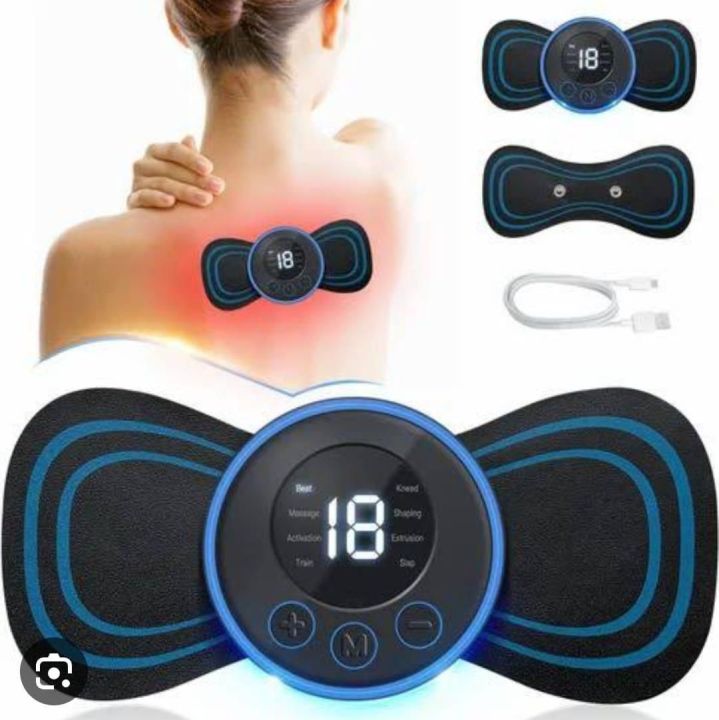 butterfly portable therapy machine, therapy massager, pain remover, all types of pain remove , pain therapy kits, rechargeable portable pain killer machine double pad