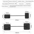 1 Pcs Child Safety Lock Cabinet Fridge Door Lock Stainless Steel Cable Protection Kids Baby Home Window Lock Strong Fix מנעול. 