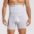 【100%-original】 Men Tummy Control Shorts Body Shaper Compression High Waist Trainer Belly Tummy Control Slimming Shapewear Boxer Underwear Fajas.