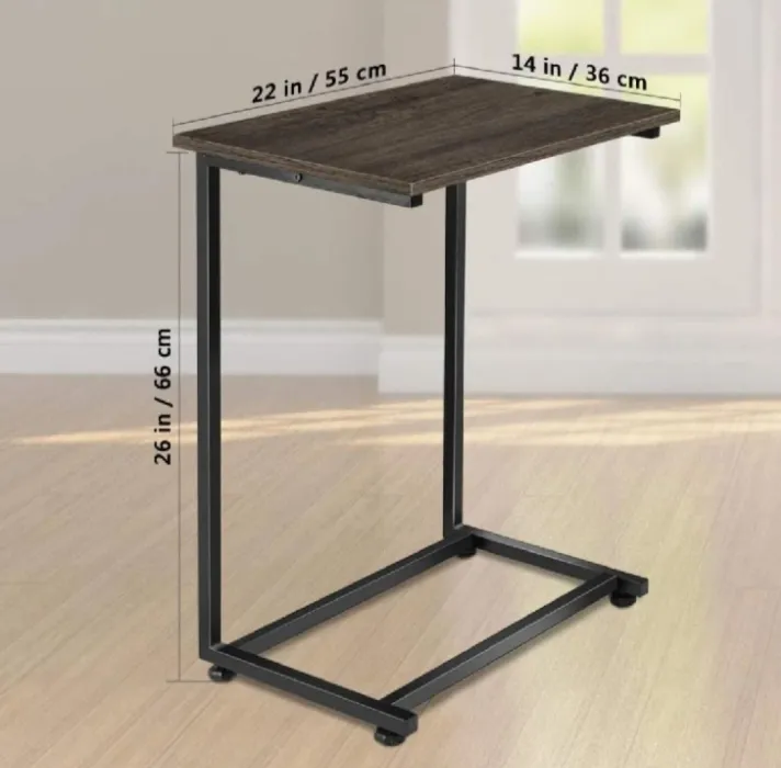 Modern%20Sofa%20Side%20Table%20for%20Living%20Room%20%7C%20Metal%20Frame%20with%20Wooden%20Top%20%7C%20C-Shaped%20Couch%20Table%20for%20Snacks,%20Coffee,%20Laptop%20&%20Home%20D%C3%A9cor%20-%20Image%204