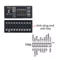 TPM 2.0 Module 20 Pin LPC Interface Encrypted Trusted Platform Module for WIN11 Upgrade Test. 