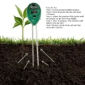 3 in 1 Soil Meter Moisture Light PH Testers With 2 Probes Soil Monitor for Garden Plant Test Flower Instrument Tool. 