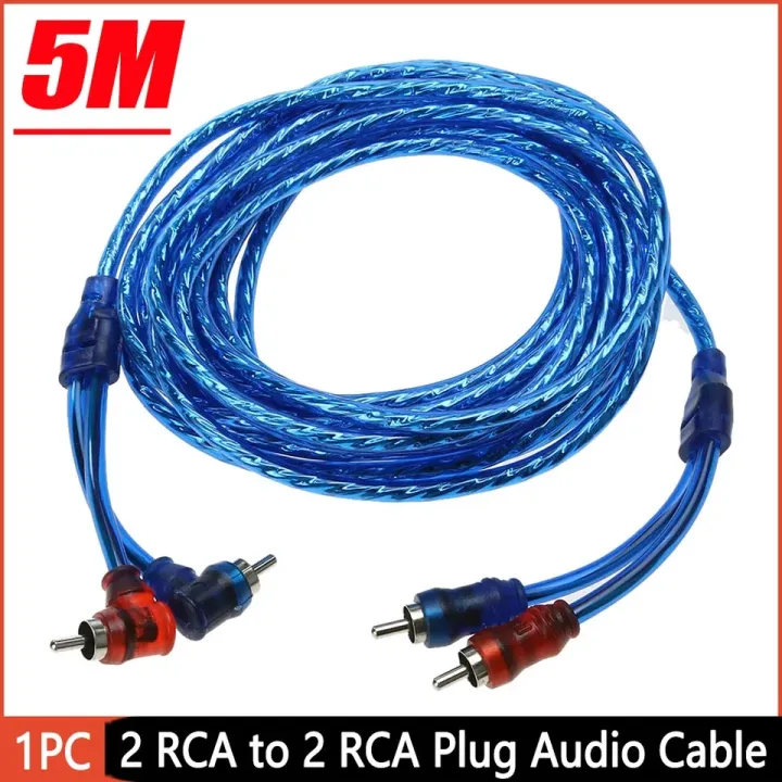 1PC%203m,5m,10m%202%20RCA%20to%202%20RCA%20Plug%20Car%20Audio%20Amplifier%20Braided%20Copper%20Cable%20Audio%20Amplifier%20for%20Home%20Cinema%20Digital%20Stereo%20Hi-Fi%20System%20-%20Image%202