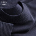 Autumn Mens Casual Mock Turtleneck Sweaters Long Sleeve Thermal Knitted Pullover Sweater Basic Knit Coat Tops Woolen Outerwear. 
