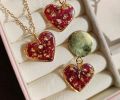 resin pendants. 