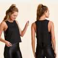 Spring Summer Womens sleeveless Sexy solid colour Mesh Top Blouses fish net Punk Club T-shirt Tees Beach Tops. 