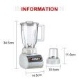 2-in-1 (ST-999) High Power Electric Blender & Dry Grinder – 1500ml | Smoothie & Masala Maker. 