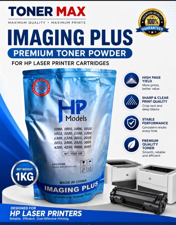 IMAGING PLUS 1 KG TONER FOR HP PRINTERS