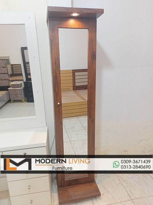 Modern full mirror dressing table with lights Customized