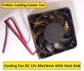 Fan DC 12V 50x50mm With Aluminium Heat Sink.