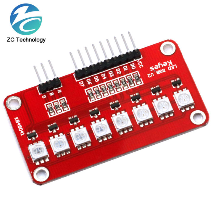 1/5/10PCS%20Full%20Color%20RGB%205050%20LED%20SCM%20Printed%20Circuit%20Board%20Control%20Controller%20Module%20PCB%20Design%20For%20Arduino%20AVR%20ARM%20Red%20-%20Image%202