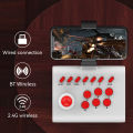 For Switch/PS4/PS3/Xbox One/PC Fighting Game Joystick Wireless PC Game Joystick Bluetooth Arcade Game Stick Joystick Controller.