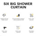 PEVA Shower Curtain Waterproof Home Bathroom Bathtub Bathing Cover 180/200cm Moden Curtain Home Decorative Bathroom Bath Curtain.