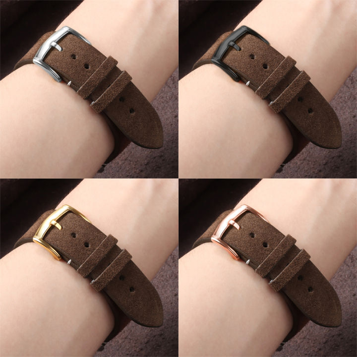20mm%2022mm%20Quick%20Release%20Watch%20Band%20Genuine%20Suede%20Leather%20Watch%20Strap%20Vintage%20Brown%20Grey%20Watchbands%20Wristband%20Men%20Accessories%20-%20Image%206